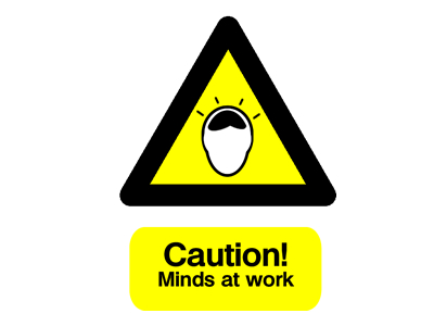 Caution! Minds at work